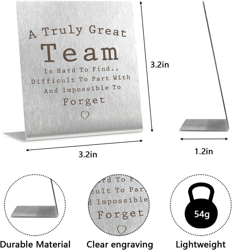 Coworker Farewell Gift - Funny Desk Decor for Leaving Job