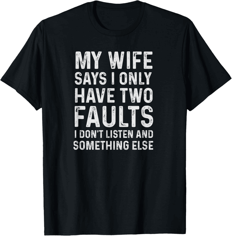 Funny T-Shirt for Men - Unique Christmas Gift for Husband