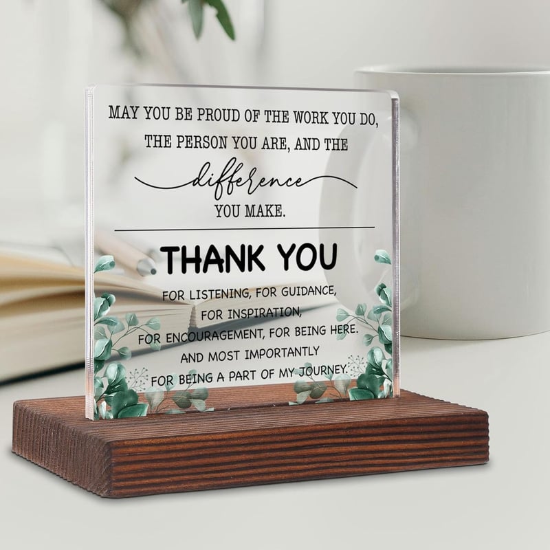 Employee Appreciation Plaque for Coworkers and Bosses