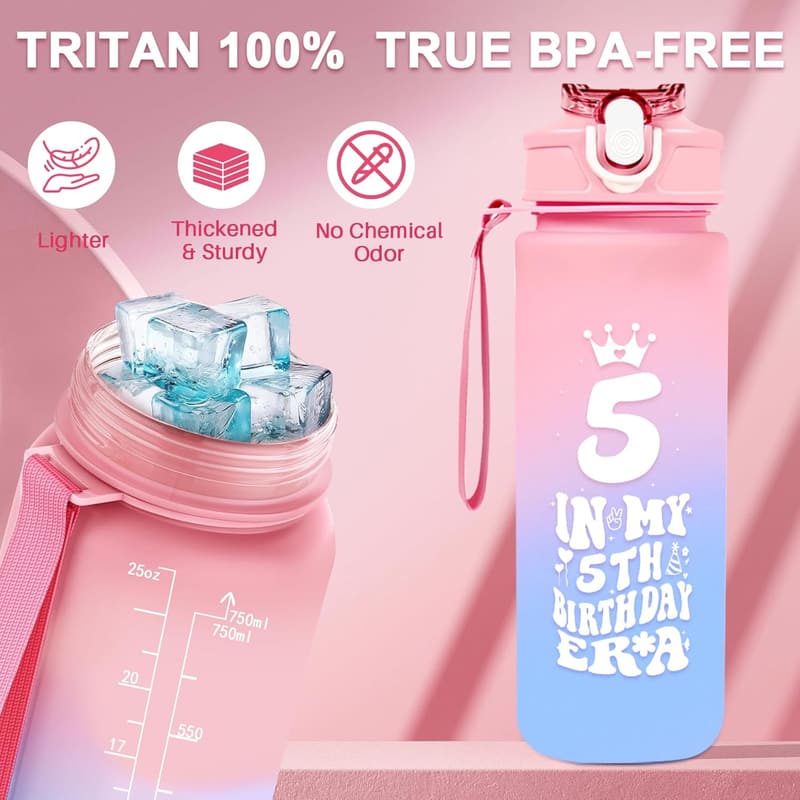 5th Birthday Gift Set for Girls - 6 Beautiful Items