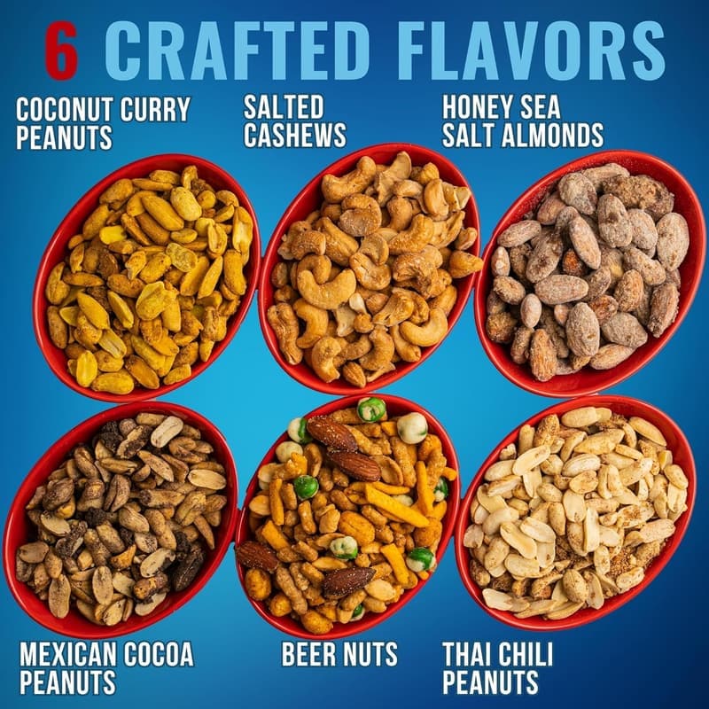 Birthday Gift Basket for Men - Gourmet Mixed Nuts Variety
