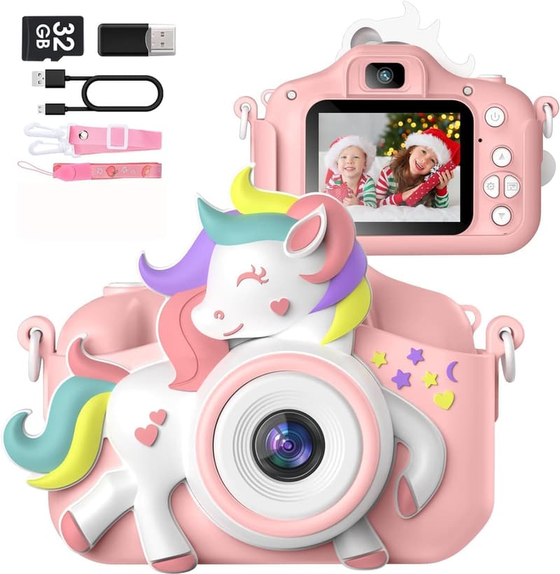 Kids Selfie Camera 20MP HD - Ideal Gift for Ages 3-8