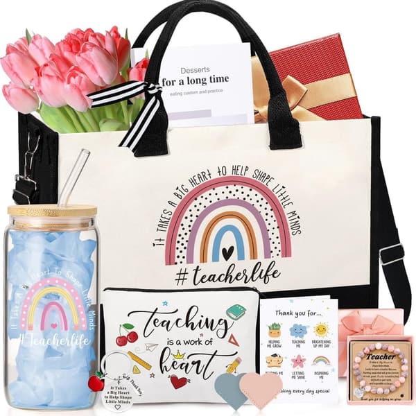 Teacher Appreciation Gift Basket for Unique Birthday & End of Year