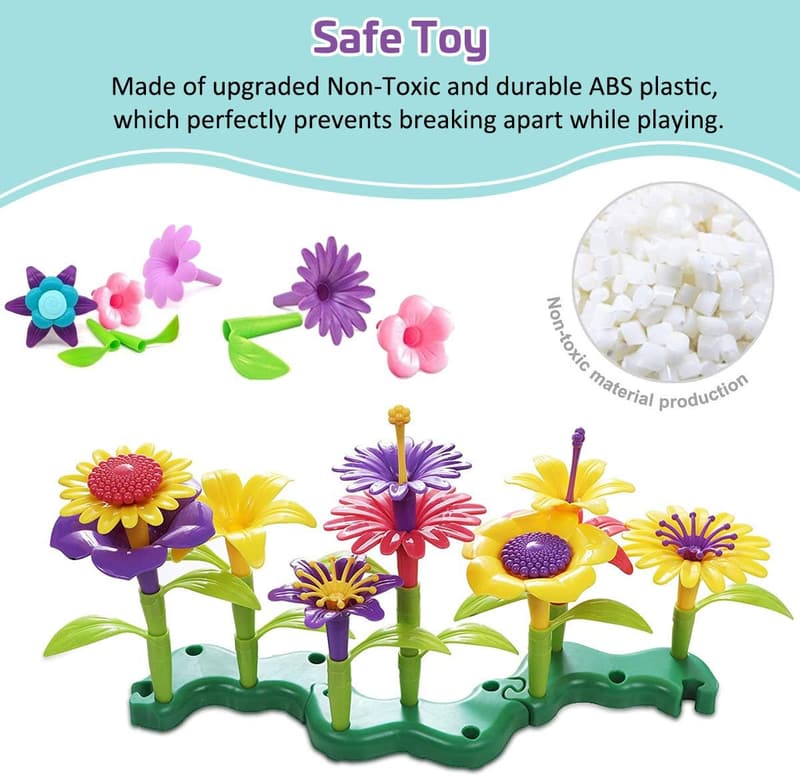 Flower Garden Building Set for Girls - 98 PCS Birthday Gift