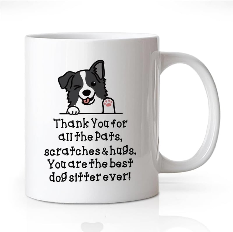 Thank You Gifts for Dog Sitters - 11 oz Ceramic Coffee Mug