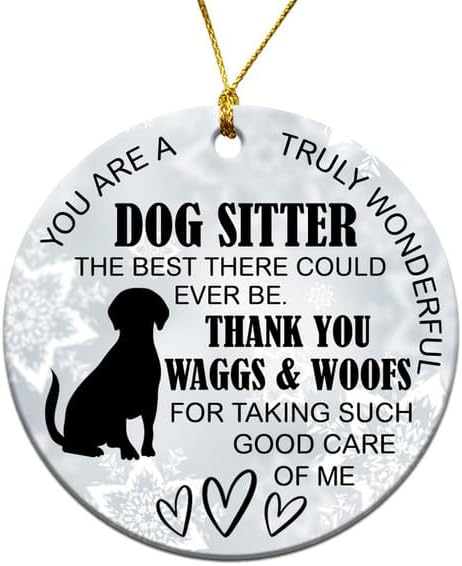 Dog Sitter Appreciation Ornament - 3