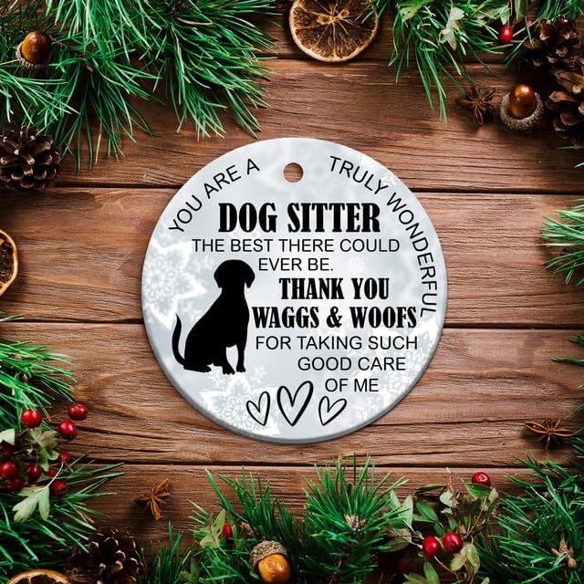 Dog Sitter Appreciation Ornament - 3