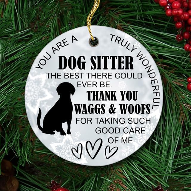 Dog Sitter Appreciation Ornament - 3
