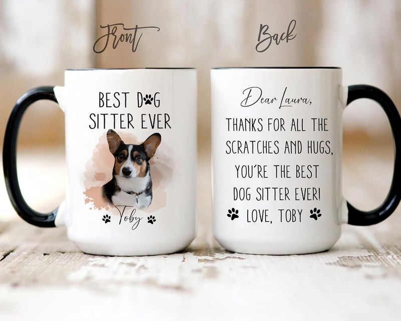 Dog Sitter Mug - Personalized Funny Coffee Cup Gift, 11 Oz