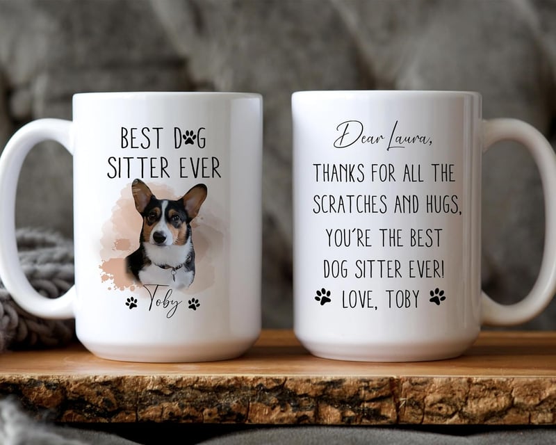 Dog Sitter Mug - Personalized Funny Coffee Cup Gift, 11 Oz