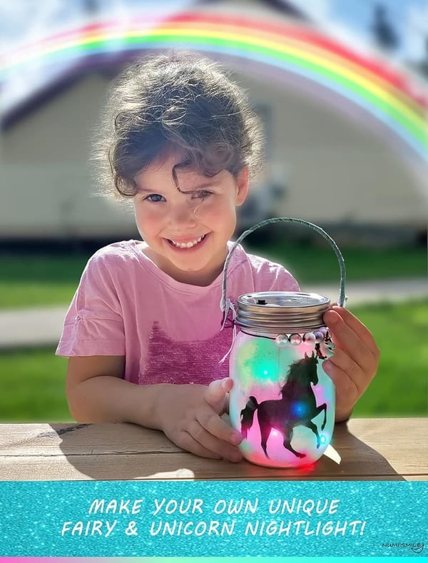 Unicorn Night Light Craft Kit for Girls Ages 3-12