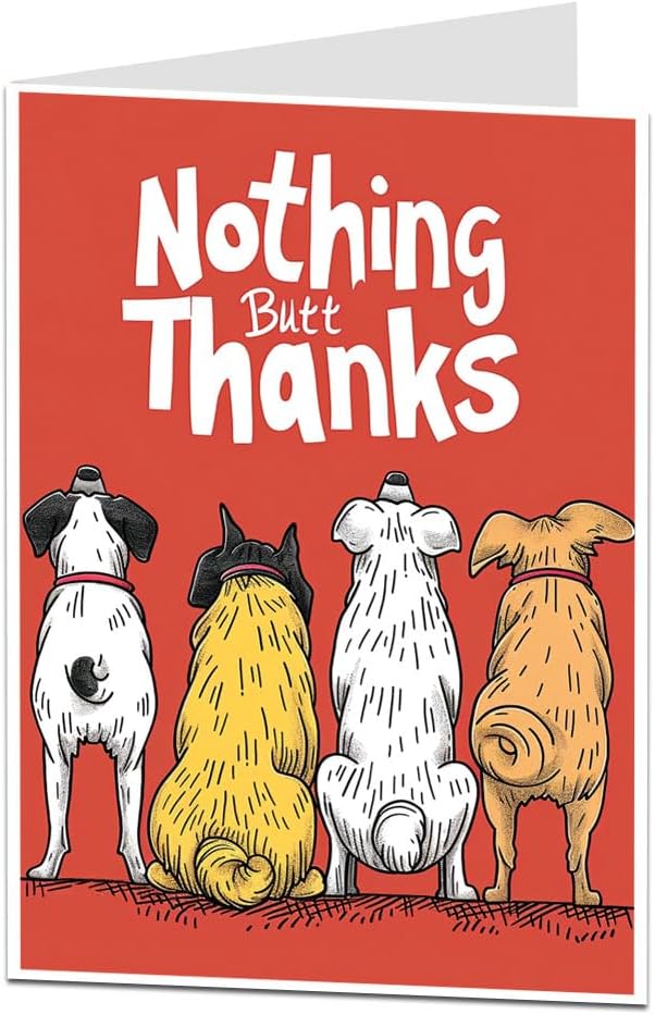Thank You Card for Dog Sitter & Vet Tech - 5.82