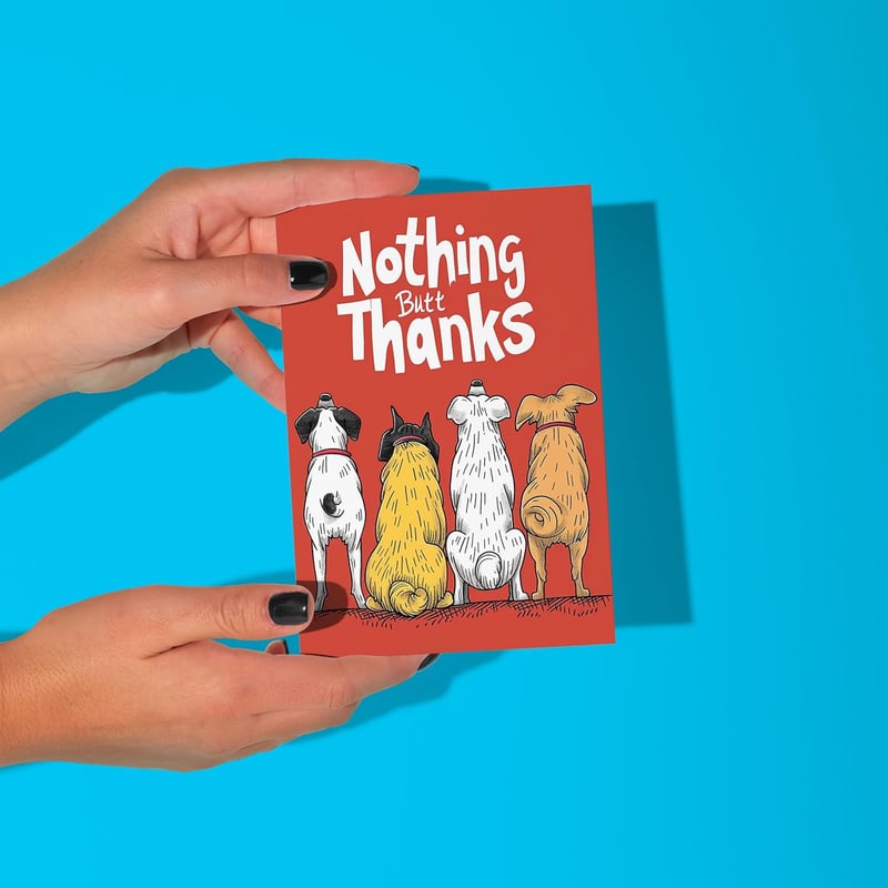 Thank You Card for Dog Sitter & Vet Tech - 5.82