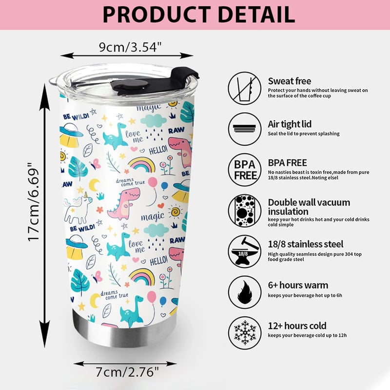 Thank You Tumbler 20oz Stainless Steel for Dog Sitters
