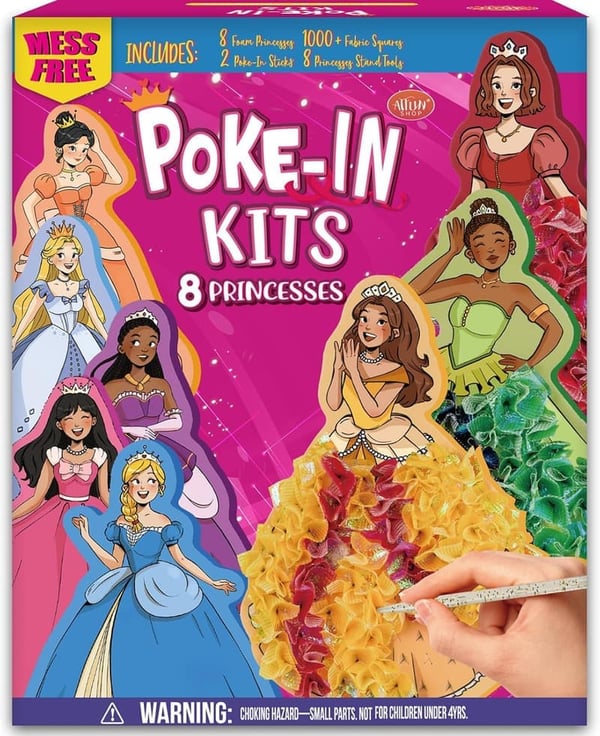 DIY Princess Craft Kits for Girls Ages 4-9 - Mess Free Fun