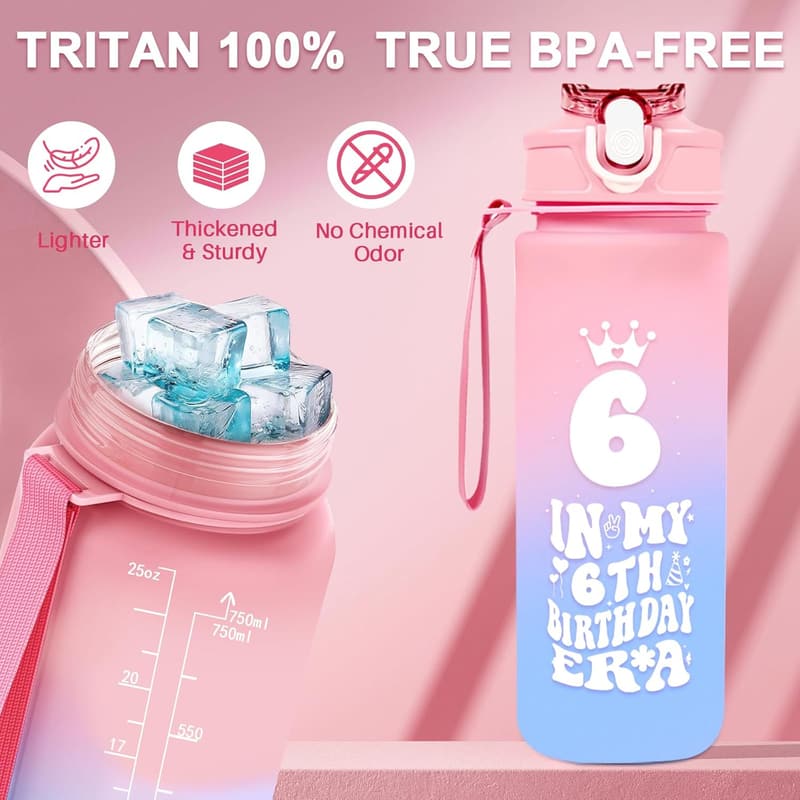 6th Birthday Gift Set for Girls - Beautiful & Fun Essentials