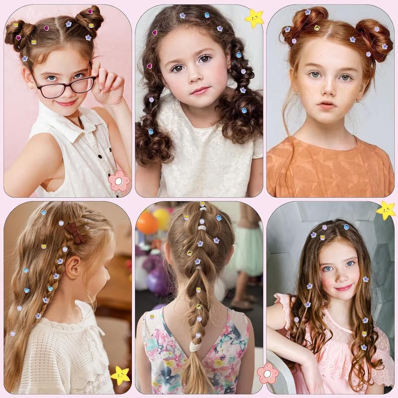 Bling Hair Jewels Stamper Kit for Girls' Birthday Gift