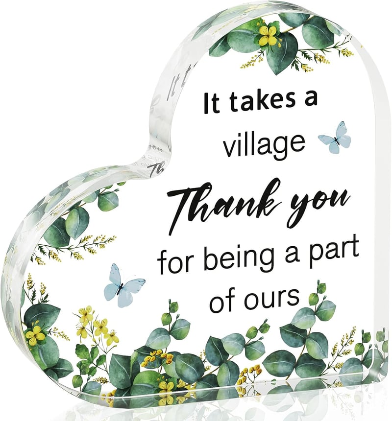Thank You Gifts Acrylic Plaque for Nurses & Teachers