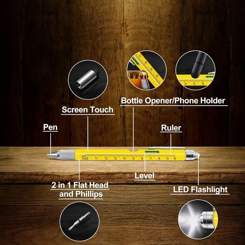 Father's Day 9-in-1 Multitool Pen Gift for Dad