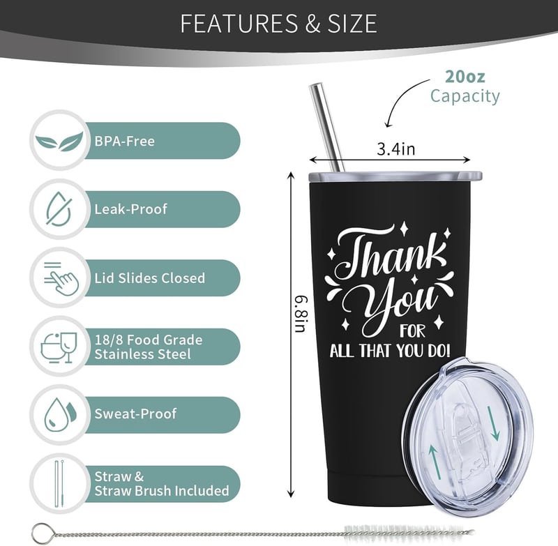 Employee Appreciation 20oz Tumbler for Men