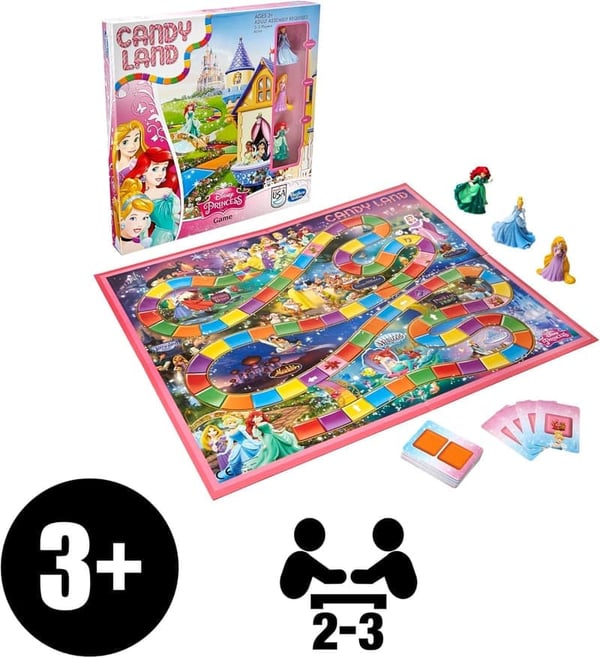 Disney Princess Candy Land Board Game for Kids Ages 3+