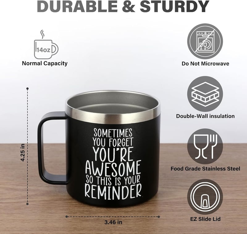 Funny Birthday Gift Mug for Men - 14oz Tumbler