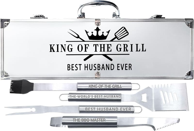 Husband's Birthday: Stainless Steel BBQ Tool Set