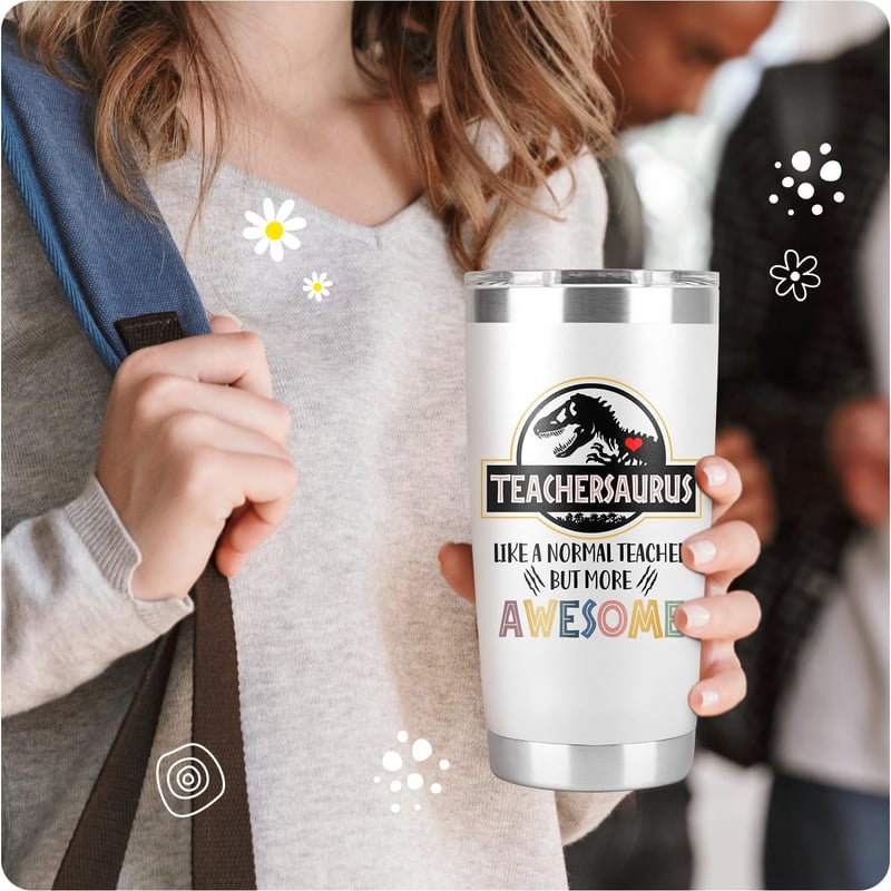 Teacher Appreciation 20 oz Tumbler - Thank You Gift for Educators