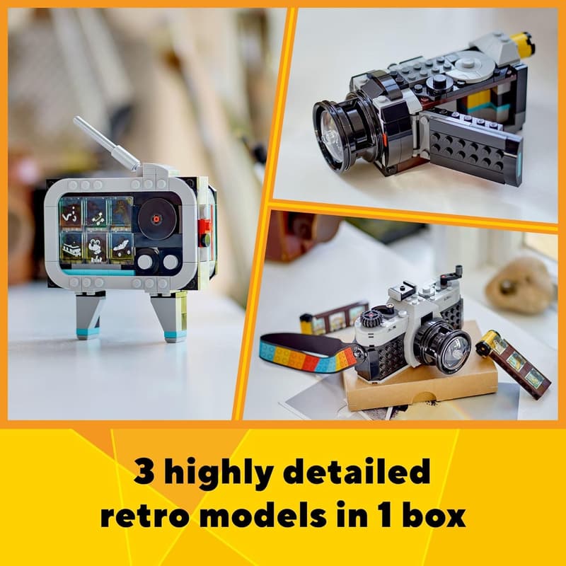 LEGO Creator 3-in-1 Retro Camera Toy for Creative Play