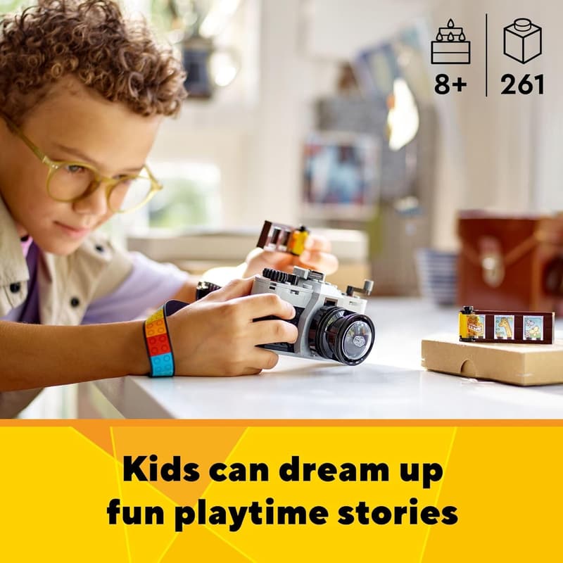 LEGO Creator 3-in-1 Retro Camera Toy for Creative Play
