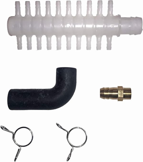Powerful Outdoor Pond Aerator Pump - 200 LPM, 175 ft Hose
