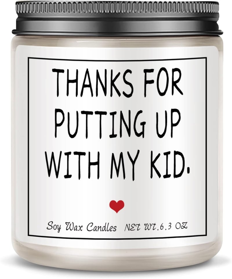 Teacher Appreciation Candle Gift for Men and Women