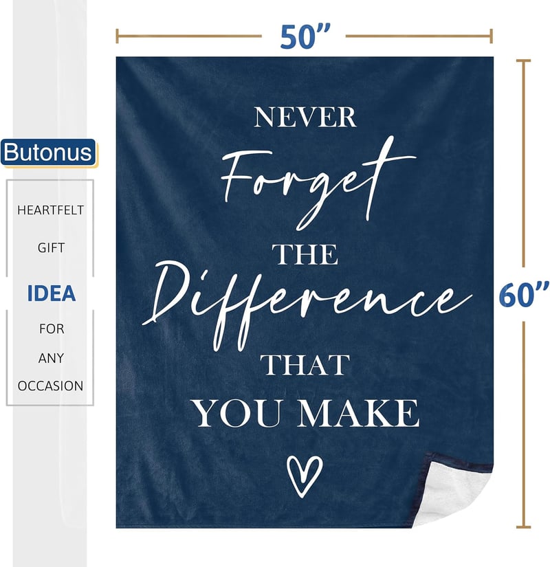 Thank You Gift Blanket for Retirement - 60