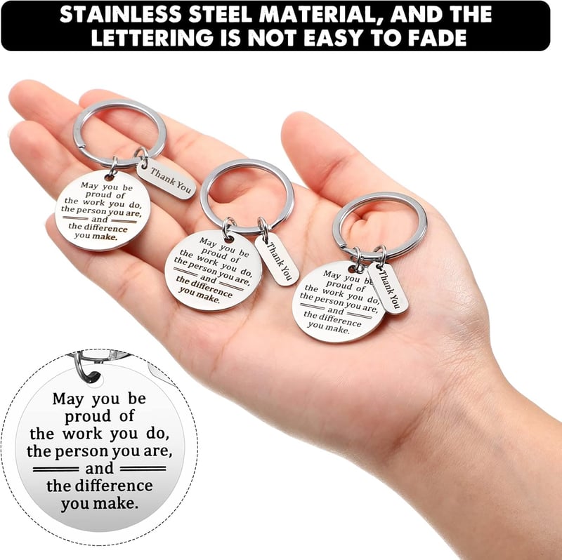 Appreciation Keychain Gift Set for Coworkers and Teachers