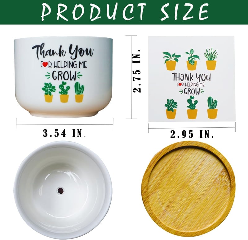 Personalized Teacher Appreciation Gift for Women & Men