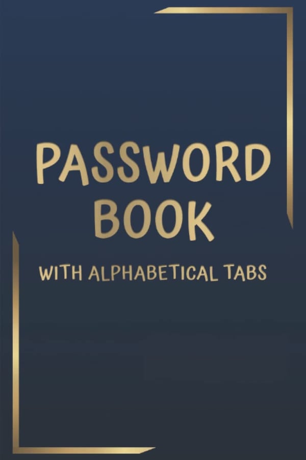 Internet Password Logbook for Men - Gifts for Dad and Husband