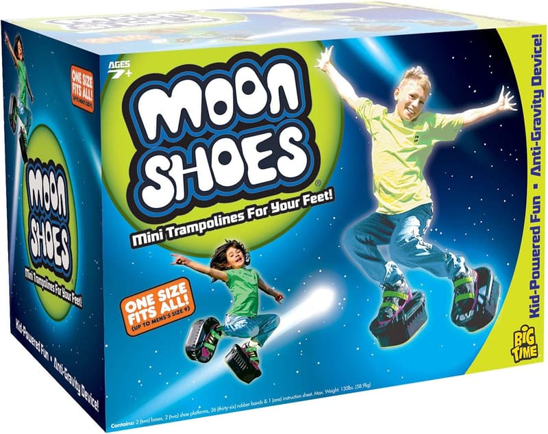 Bouncy Moon Shoes - Durable Mini Trampolines for Feet, One Size