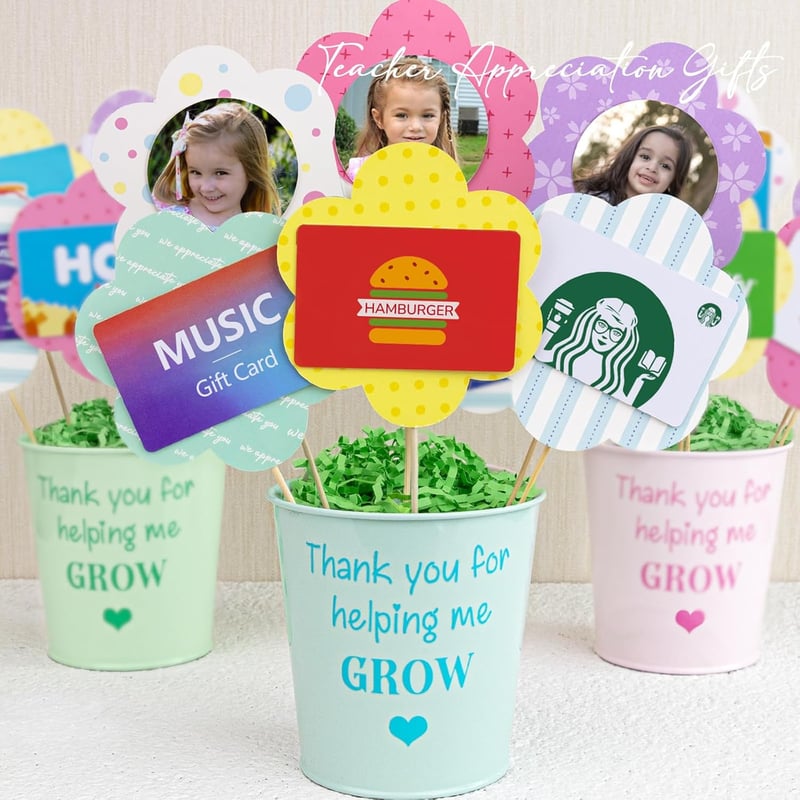 Teacher Appreciation Gift Card Bouquet - 3 Pack Survival Kit