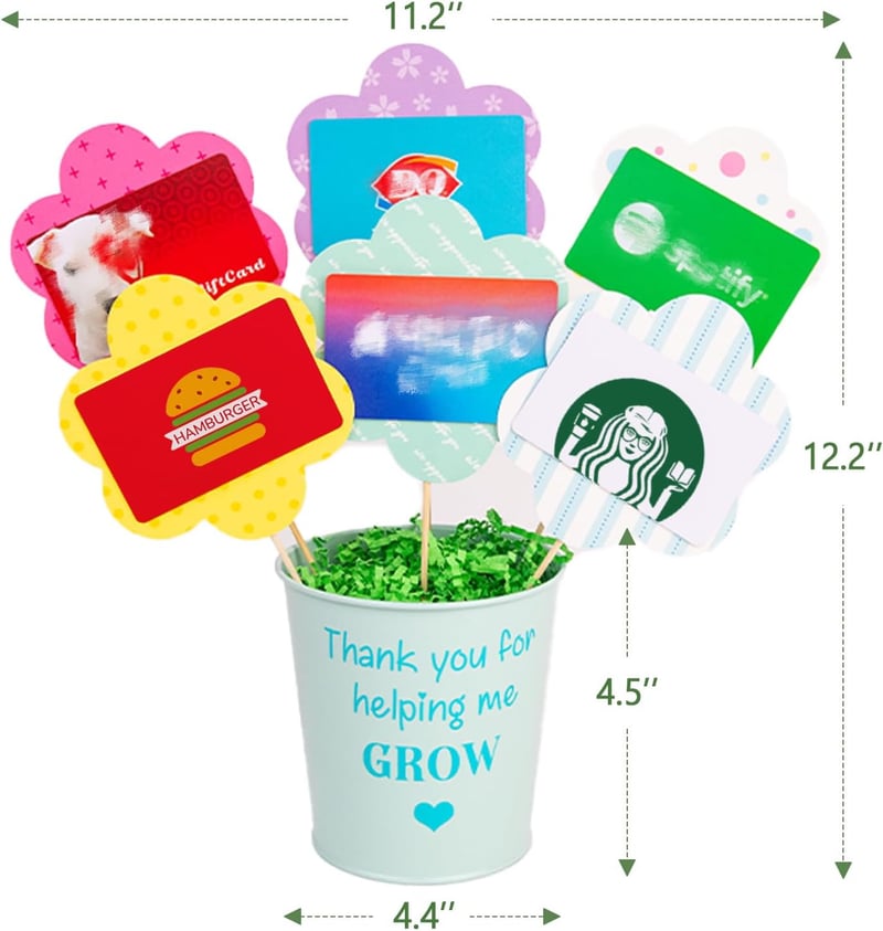 Teacher Appreciation Gift Card Bouquet - 3 Pack Survival Kit