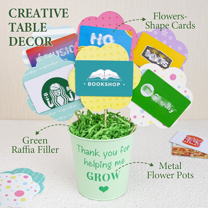 Teacher Appreciation Gift Card Bouquet - 3 Pack Survival Kit