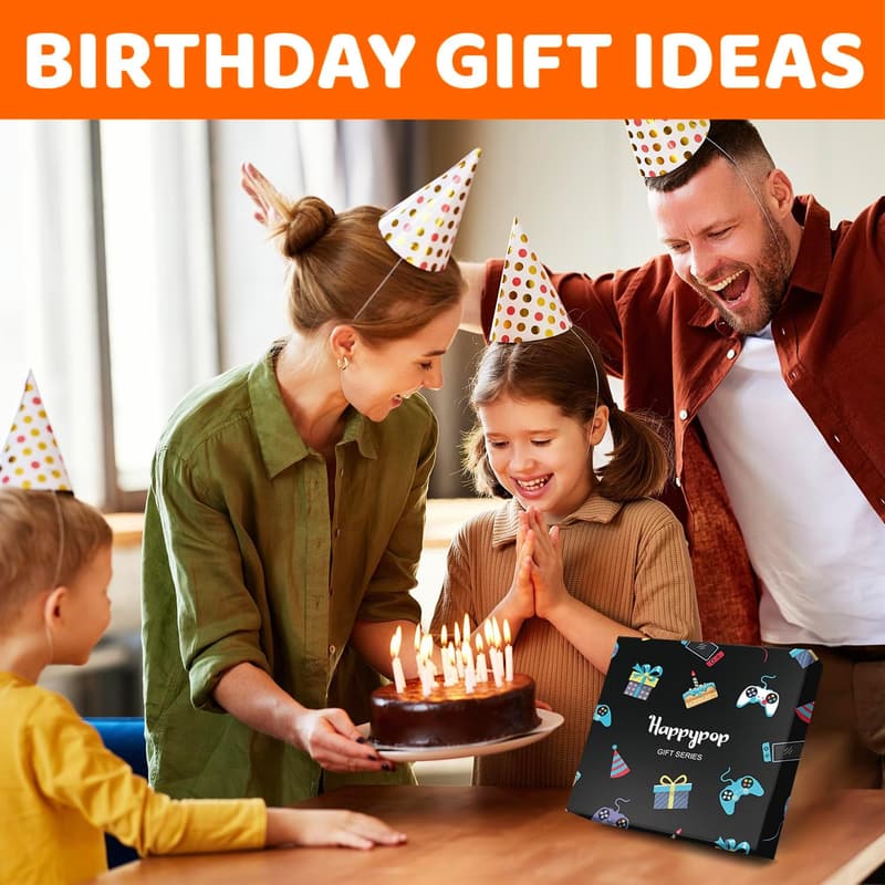 Birthday Gift Socks for Kids (Ages 7-12) in Gift Box