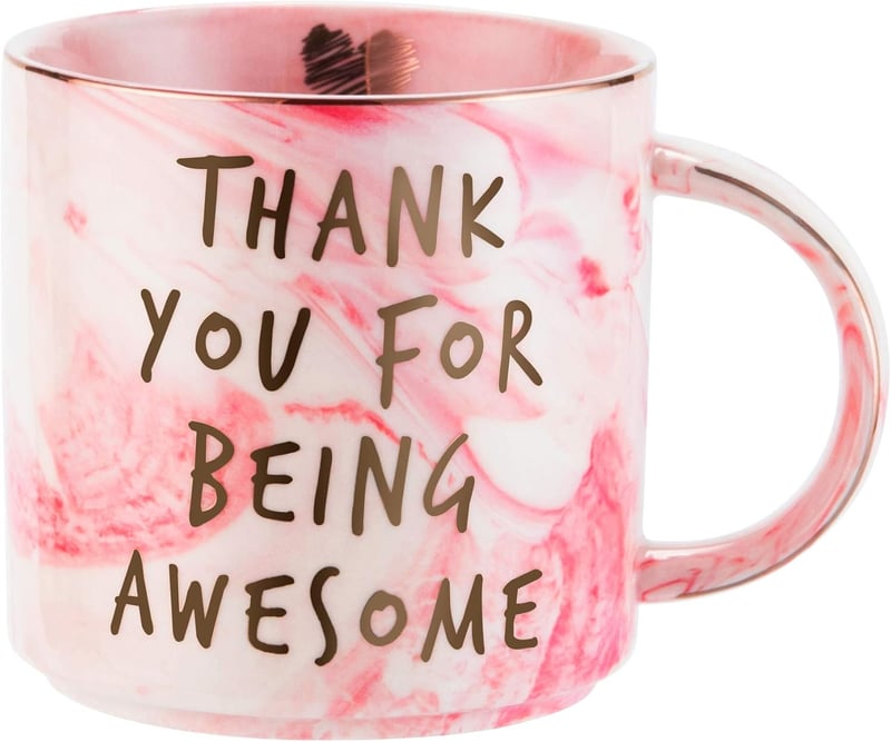 Thank You Gift - Inspirational Ceramic Coffee Mug for Women