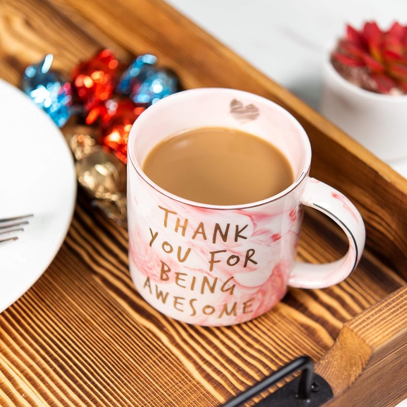 Thank You Gift - Inspirational Ceramic Coffee Mug for Women