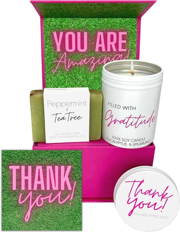 Thoughtful Candle Gift Box for Women - Appreciation Set