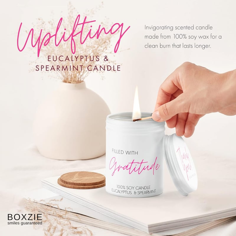 Thoughtful Candle Gift Box for Women - Appreciation Set
