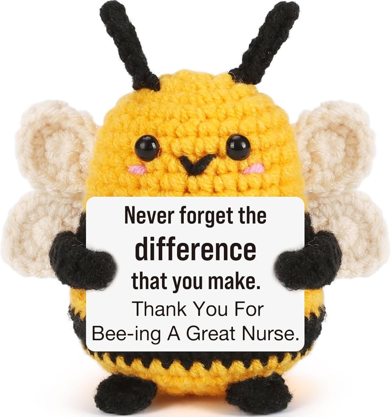 Nurses Appreciation Week: Cute Crochet Bee Gift for Women