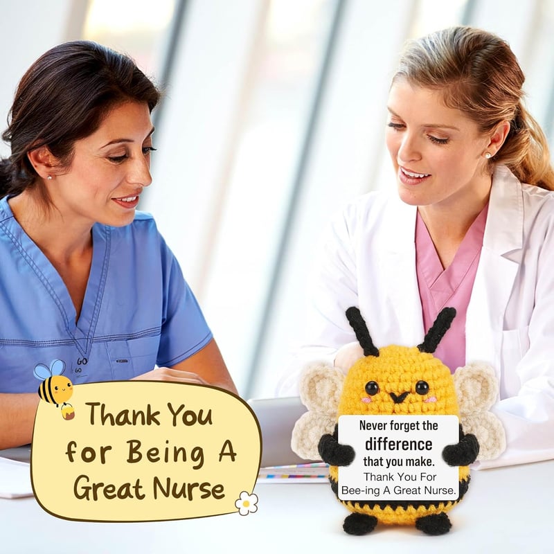 Nurses Appreciation Week: Cute Crochet Bee Gift for Women