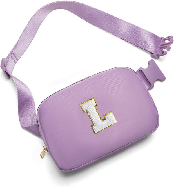 Personalized Lavender Fanny Pack for Girls Aged 8-13