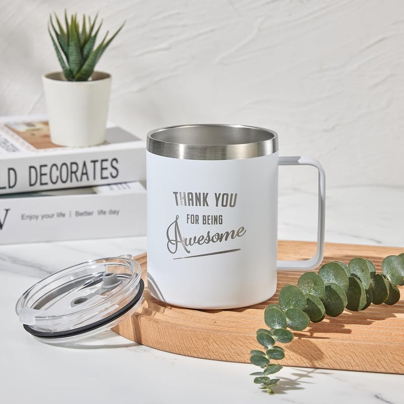Employee Appreciation Gift Basket with Thank You Card & Tumbler