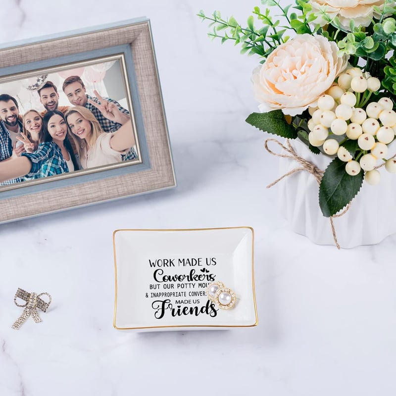 Coworker Farewell - Jewelry Dish Gift for Women